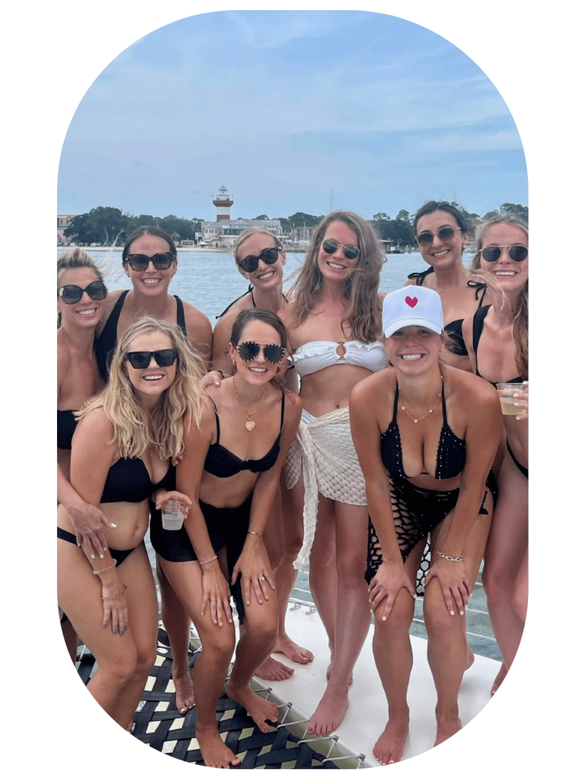 a group of people posing for a photo